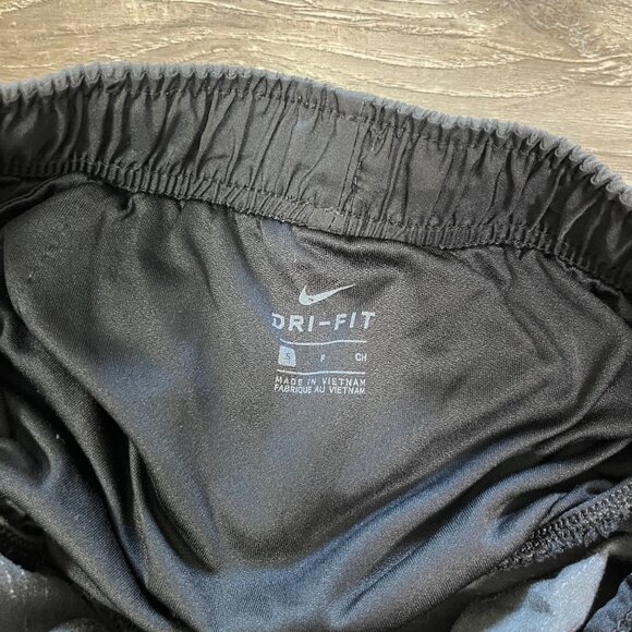 Nike Athletic Dri-Fit Loose Running Shorts Heathered Black Grey Women’s Size S - Picture 7 of 8